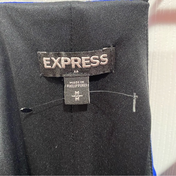 EXPRESS Women’s Elegant Spaghetti-Strap Blouse - royal blue, size M - Picture 5 of 6